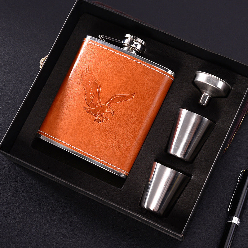 7oz Stainless Steel Decanter - Creative Gift for Men